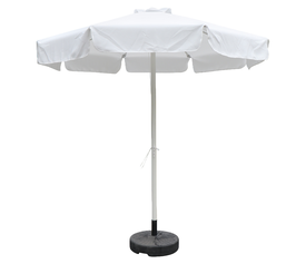 Ομπρέλα Κήπου SALVIA Εκρού/Λευκό Αλουμίνιο/Polyester Φ2.2x2.5m