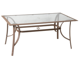 Μεταλλικό Παραλ/μο Τραπέζι Με Πλαίσιο Αλουμινίου 140 x 80x75cm