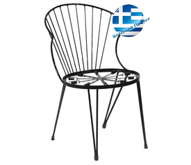 Γαλβανισμένη Στοιβαζόμενη Μεταλλική Καρέκλα