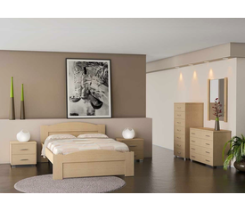 Wave Bedroom Set - 6 Pieces