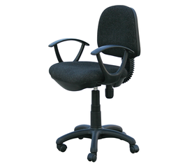 ΚΑΡΕΚΛΑ ΓΡΑΦΕΙΟΥ ΠΑΙΔΙΚΗ ΜΑΥΡΗ ΜΕ ΜΠΡΑΤΣΑ -ΔΙΑΣΤΑΣΕΙΣ: 57x47x81/92cm