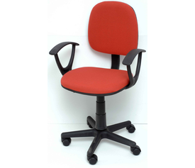 ΚΑΡΕΚΛΑ ΓΡΑΦΕΙΟΥ VELCO ΜΕ ΜΠΡΑΤΣΑ ΚΟΚΚΙΝΗ W57ΧD47ΧH81