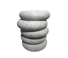 BALANCE SIDE TABLE TERRAZZO 41x42.5x50cm