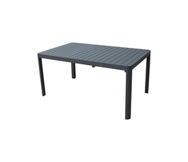 LAYO ΤΡΑΠΕΖΙ ΑΛΟΥΜΙΝΙΟΥ ΑΝΘΡΑΚΙ 180/240Χ100Χ75cm