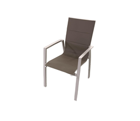 TEXAS ΠΟΛΥΘΡΟΝΑ ΑΛΟΥΜΙΝΙΟΥ TAUPE 56.5X65X93cm