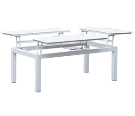 Παραλ/μο Επεκτεινόμενο Τραπέζι Αλουμινίου 122 x 67 x 46/60cm