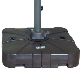 Πλαστική Βάση Ομπρέλας με πλήρωση νερού 100kg και Περιστροφή 360° 