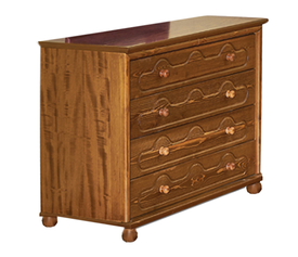 ΣΥΡΤΑΡΙΕΡΑ ΣΟΥΗΔΙΚΟ ΞΥΛΟ 4 ΣΥΡΤΑΡΙΑ XND Drawers Nο5