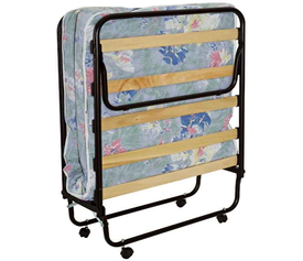 ΚΡΕΒΑΤΙ ΜΕΤΑΛΛΙΚΟ ΕΝΙΣΧΥΜΕΝΟ ΠΤΥΣΣΟΜΕΝΟ ΙΤΑΛΙΑΣ 190*80cm ΜΕ ΡΟΔΕΣ & ΣΤΡΩΜΑ 7cm ΜΕ 14 ΞΥΛΙΝΕΣ ΤΑΒΛΕΣ