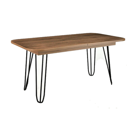 Τραπέζι "ΔΙΑΣ" 160cm ανοιγόμενο καρυδί