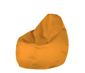 Πουφ Πολυθρόνα Αχλάδι με Δερματίνη Επιλογής  Ø80x80cm