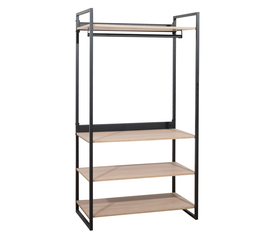 KPS ΝΤΟΥΛΑΠΑ Νο 1 ΜΕΤΑΛΛΟ ΞΥΛΟ ΡΑΓΑ ΚΡΕΜΑΣΗΣ-ΡΑΦΙΑ 100Χ55Χ190 ΕΚ.