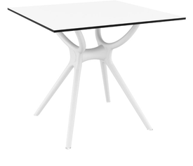 AIR ΤΡΑΠΕΖΙ 80Χ80Χ74εκ. WHITE LAMINATE 12mm