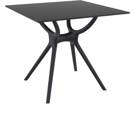 AIR ΤΡΑΠΕΖΙ 80Χ80Χ74εκ. BLACK LAMINATE 12mm