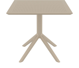 SKY TAUPE 80X80X74εκ. ΤΡΑΠΕΖΙ ΠΟΛ/ΝΙΟΥ