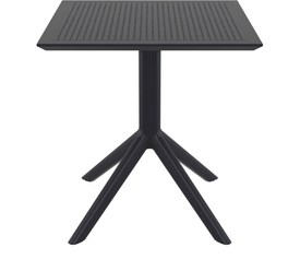 SKY BLACK 70X70X74εκ. ΤΡΑΠΕΖΙ ΠΟΛ/ΝΙΟΥ