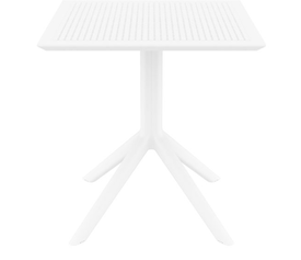 SKY WHITE 70X70X74εκ. ΤΡΑΠΕΖΙ ΠΟΛ/ΝΙΟΥ