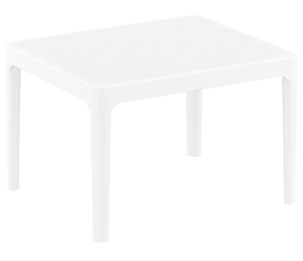 SKY WHITE 50Χ60Χ40εκ. ΤΡΑΠΕΖΙ ΠΟΛ/ΝΙΟΥ