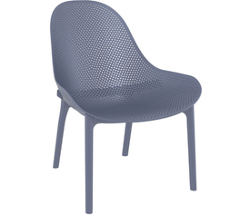 SKY LOUNGE DARK GREY ΠΟΛΥΘΡΟΝΑ ΠΟΛ/ΝΙΟΥ 60x71xH83cm