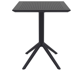 SKY BLACK 60Χ60X74εκ. ΤΡΑΠΕΖΙ ΠΤΥΣ/ΝΟ ΠΟΛ/ΝΙΟΥ