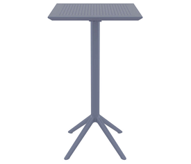 SKY DARK GREY BAR 60Χ60Χ108εκ.ΠΤΥΣ/ΝΟ ΤΡΑΠ. ΠΟΛ/ΝΙΟΥ