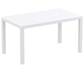 ARES ΤΡΑΠΕΖΙ 140Χ80Χ75εκ. WHITE ΠΟΛ/ΝΙΟΥ