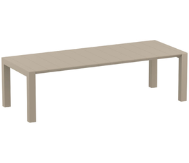 VEGAS TAUPE 100X260/300Χ75εκ. ΕΠΕΚΤ.ΤΡΑΠΕΖΙ ΠΟΛ/ΝΙΟΥ