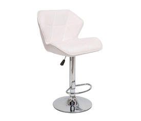 Σκαμπό Comfort Λευκό 53 x 52 x 91-111