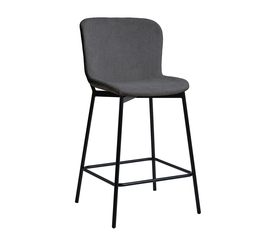 Σκαμπό Melina-Bar σκούρο γκρι 55 x 48 x 95