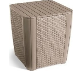 ΤΡΑΠΕΖΑΚΙ ΕΞΩΤΕΡΙΚΟΥ ΧΩΡΟΥ ΜΕ ΣΧΕΔΙΟ ROUND WICKER ΚΑΙ ΑΠΟΘΗΚΕΥΤΙΚΟ ΧΩΡΟ LUZON