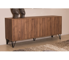 ΜΠΟΥΦΕΣ ΕΛΛΗΝΙΚΗΣ ΚΑΤΑΣΚΕΥΗΣ ΜΕ 4 ΠΟΡΤΕΣ 2 ΡΑΦΙΑ 180Χ50Χ78 ALN 803 