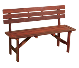 Ξύλινο Παγκάκι ,120 x 46 x 79(h)cm ,Red Shorea ΚΕΡΑΣΙ