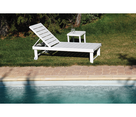 Ανακλινόμενη Ξαπλώστρα Pollywood 5 Θέσεων Με Αλουμίνιο Σκελετό
