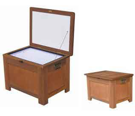 ΞΥΛΙΝΟ ΜΠΑΟΥΛΟ-COOLER MERANTI L64ΧW47ΧH45cm