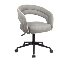 LA LUNA ΚΑΡΕΚΛΑ ΓΡΑΦΕΙΟΥ ΓΚΡΙ 59x56.5x87.5