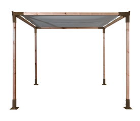 Κιόσκι Με Ξύλο Ελάτου Και Μεταλλικές Γωνίες 300x300x260cm