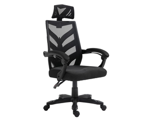 BF2980 Πολυθρόνα Γραφείου Διευθυντή, Mesh Μαύρο