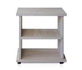 ΤΡΑΠΕΖΑΚΙ  TV ΜΕ ΡΟΔΕΣ ΒΤΡ 220 ΜΕΛΑΜΙΝΗ 65Χ60Χ35  ΛΕΥΚΟ