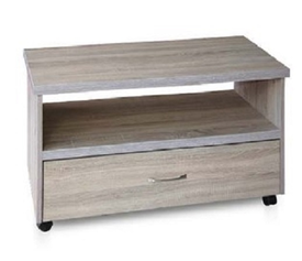 ΤΡΑΠΕΖΑΚΙ TV ΜΕ ΡΟΔΕΣ ΒΤΡ 222 ΔΡΥΣ 45Χ60Χ35 ΛΕΥΚΟ