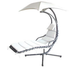 Κουνιστή Μεταλλική Καρέκλα Με Ομπρέλα 190*127*160cm