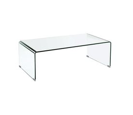 GLASSER Τραπεζάκι Σαλονιού Καθιστικού Διάφανο Γυαλί 12mm