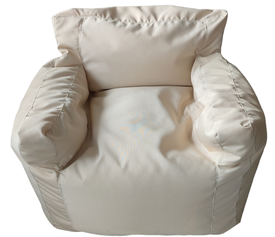 Πολυθρόνα Πούφ Lianos Με Αδιάβροχο Ύφασμα 100 x 90 x 72(H)cm ΛΕΥΚΟ