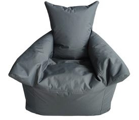 Πολυθρόνα Πούφ Lianos Με Αδιάβροχο Ύφασμα 100 x 90 x 85(H)cm ΓΚΡΙ