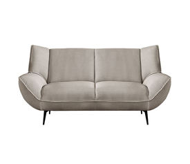 EMERALD Καναπές 2-θέσιος Σαλονιού - Καθιστικού, Ύφασμα Κοτλέ Μπεζ