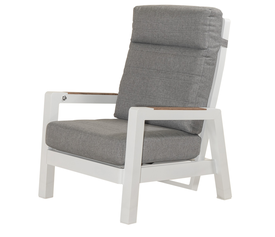 Πολυθρόνα Με Σκελετό Αλουμινίου , Pollywood Στα Μπράτσα Και Μηχανισμό Αναδίπλωσης Στήν Πλάτη Με Μαξιλάρι 73 x 83 x 101(h)cm