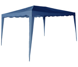 ΚΙΟΣΚΙ ΚΗΠΟΥ ΛΕΥΚΟ (ΑΝΟΙΧΤΟ ΕΚΡΟΥ) Π300 x Μ400 xY200/250cm POL 140gr