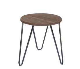 LARA ΣΚΑΜΠΟ 46εκ. ΜΕΤΑΛΛΟ/ΞΥΛΟ K/D