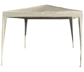 ΚΙΟΣΚΙ ΚΗΠΟΥ ΛΕΥΚΟ 300x300x200/245cm PE 100gr