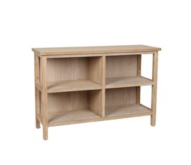 ΡΑΦΙΕΡΑ-ΚΟΜΟ ΑΠΟ ΜΑΣΙΦ ΞΥΛΟ ΕΛΑΤΟ 120X38Χ79,5cm