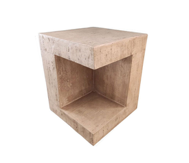 PYRAMIS SIDE TABLE BEIGE 38.5x38.5x46
